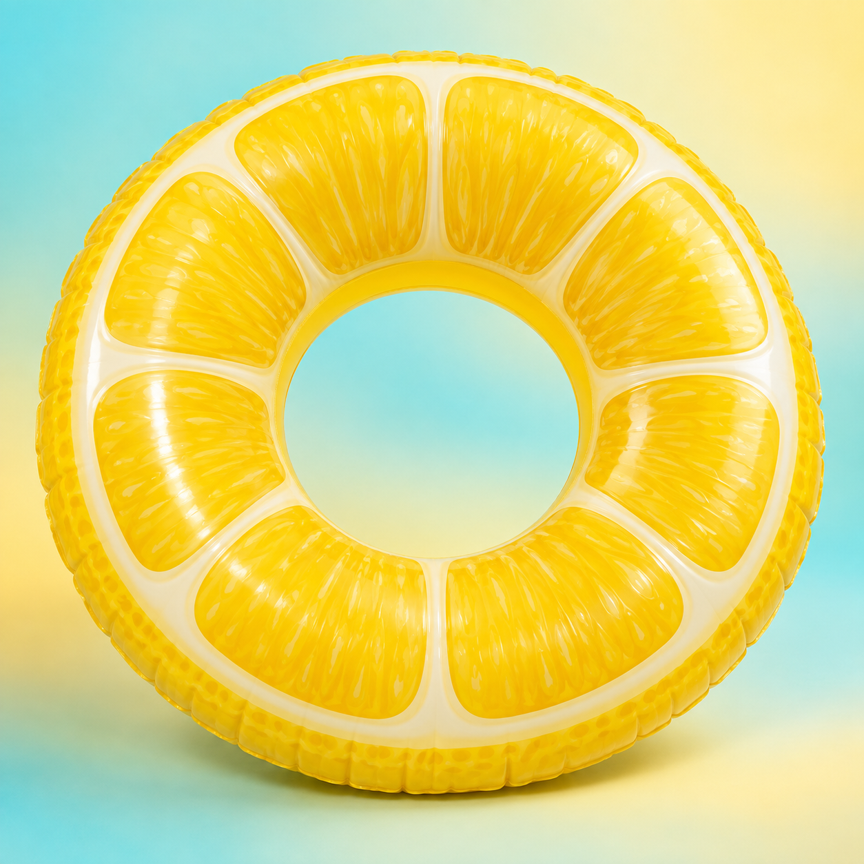 Lemon Splash Swim Ring
